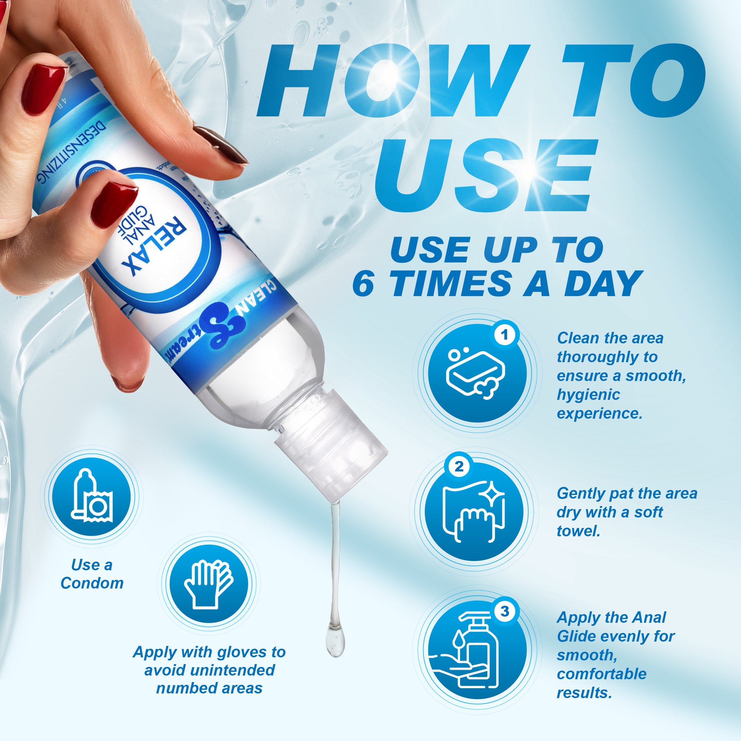 CleanStream Relax Desensitizing Anal Lube 4 oz