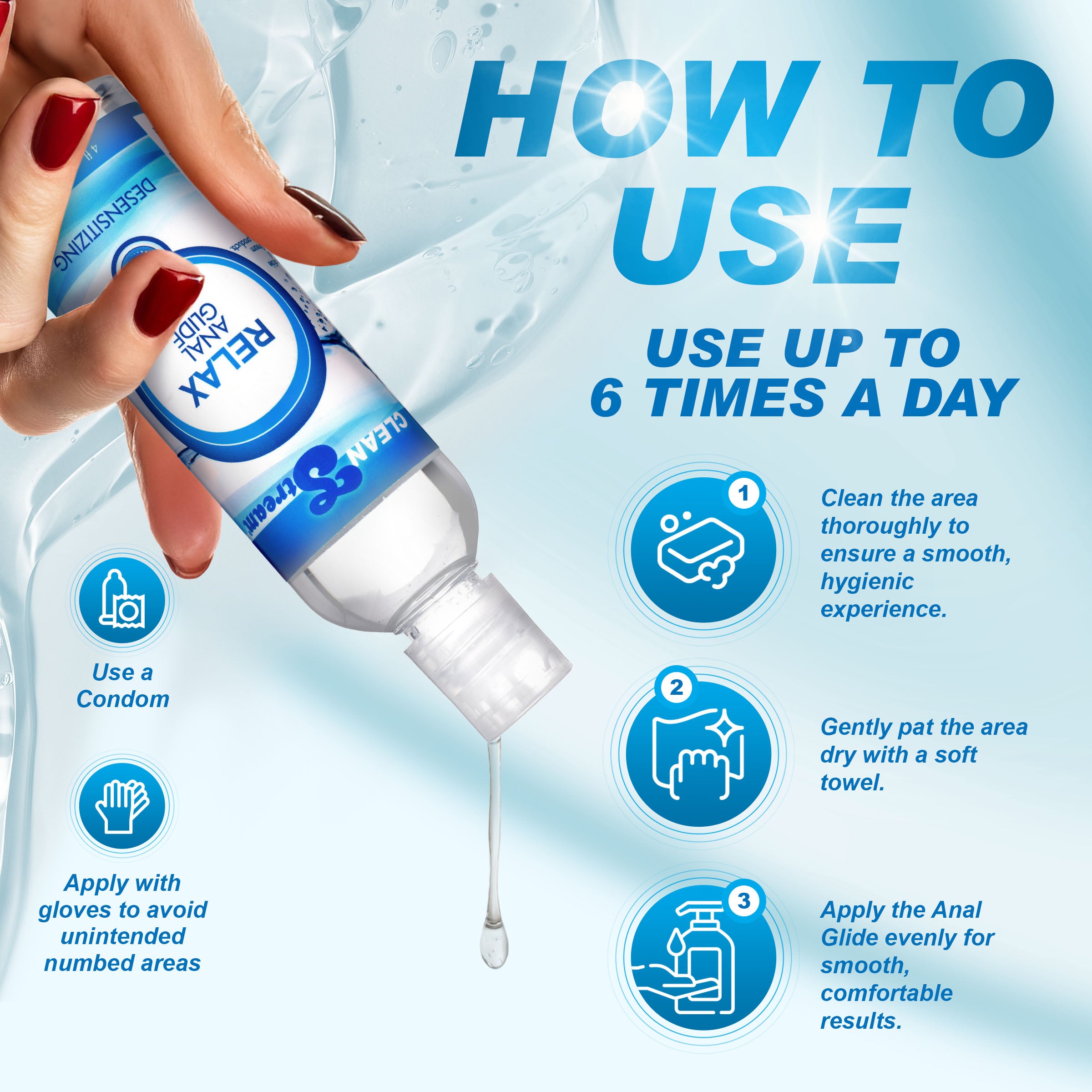 CleanStream Relax Desensitizing Anal Lube 4 oz