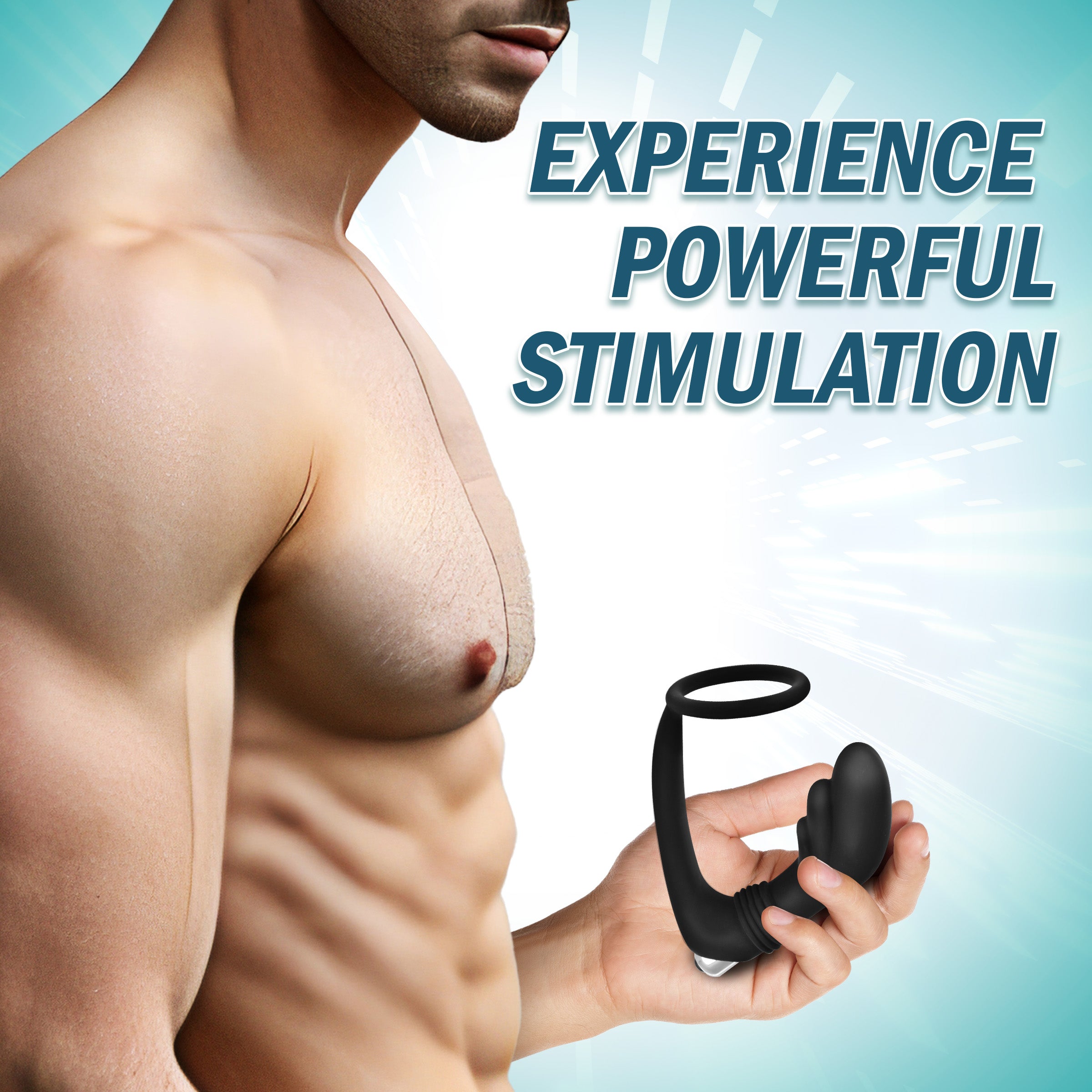 Nova Silicone Cock Ring and Prostate Vibe