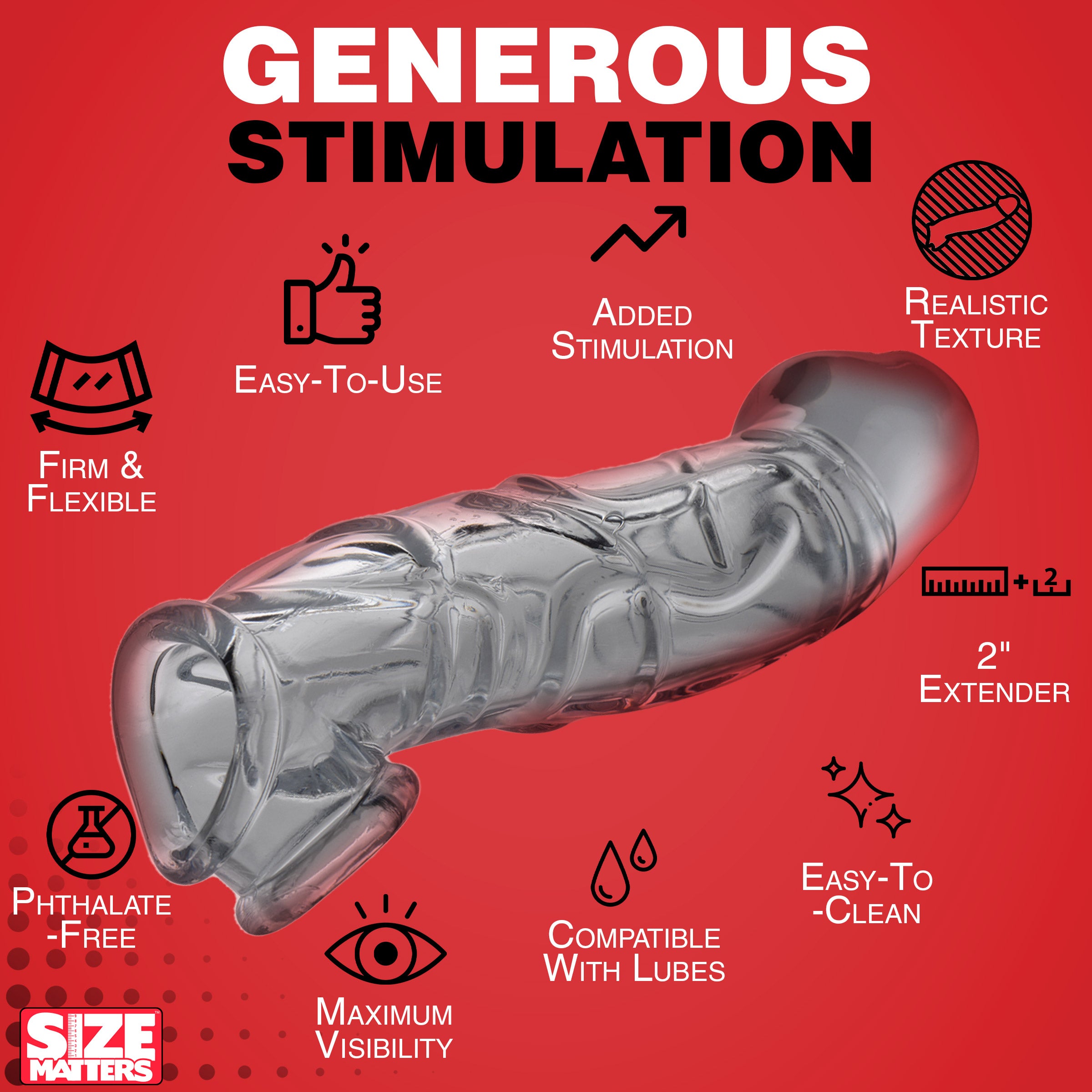 2 Inch Clear Extender Sleeve