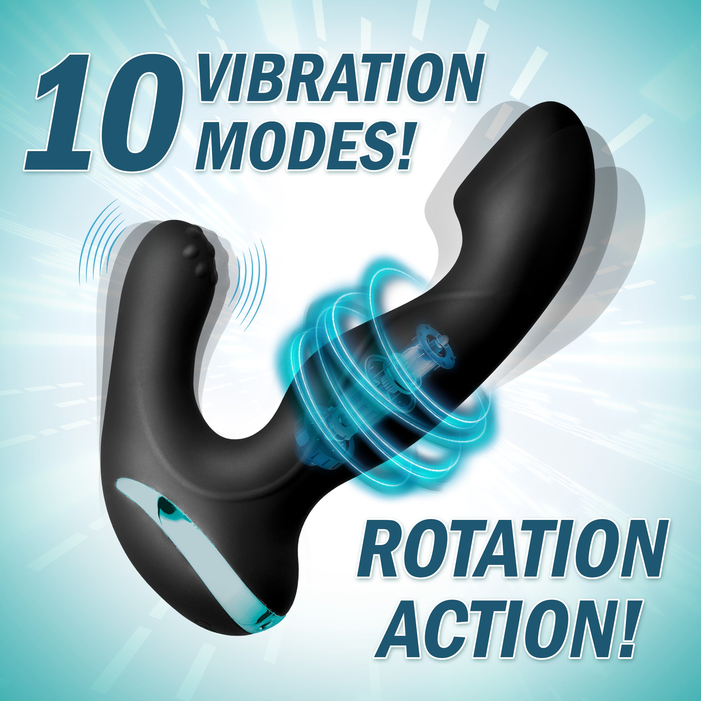 Mega Maverick 10X Rotating Vibrating Prostate Stimulator