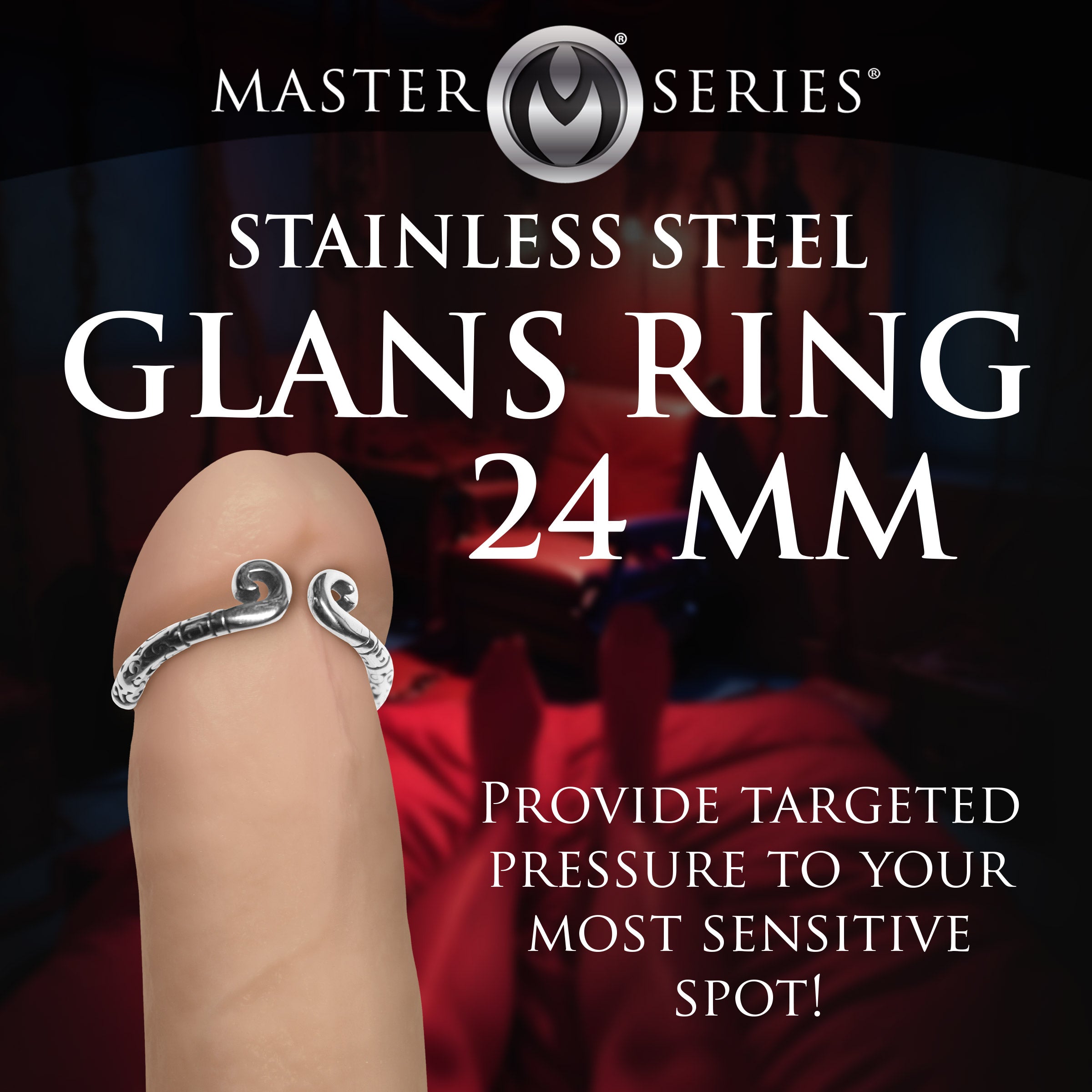Kingpin Stainless Steel Glans Ring - 24MM