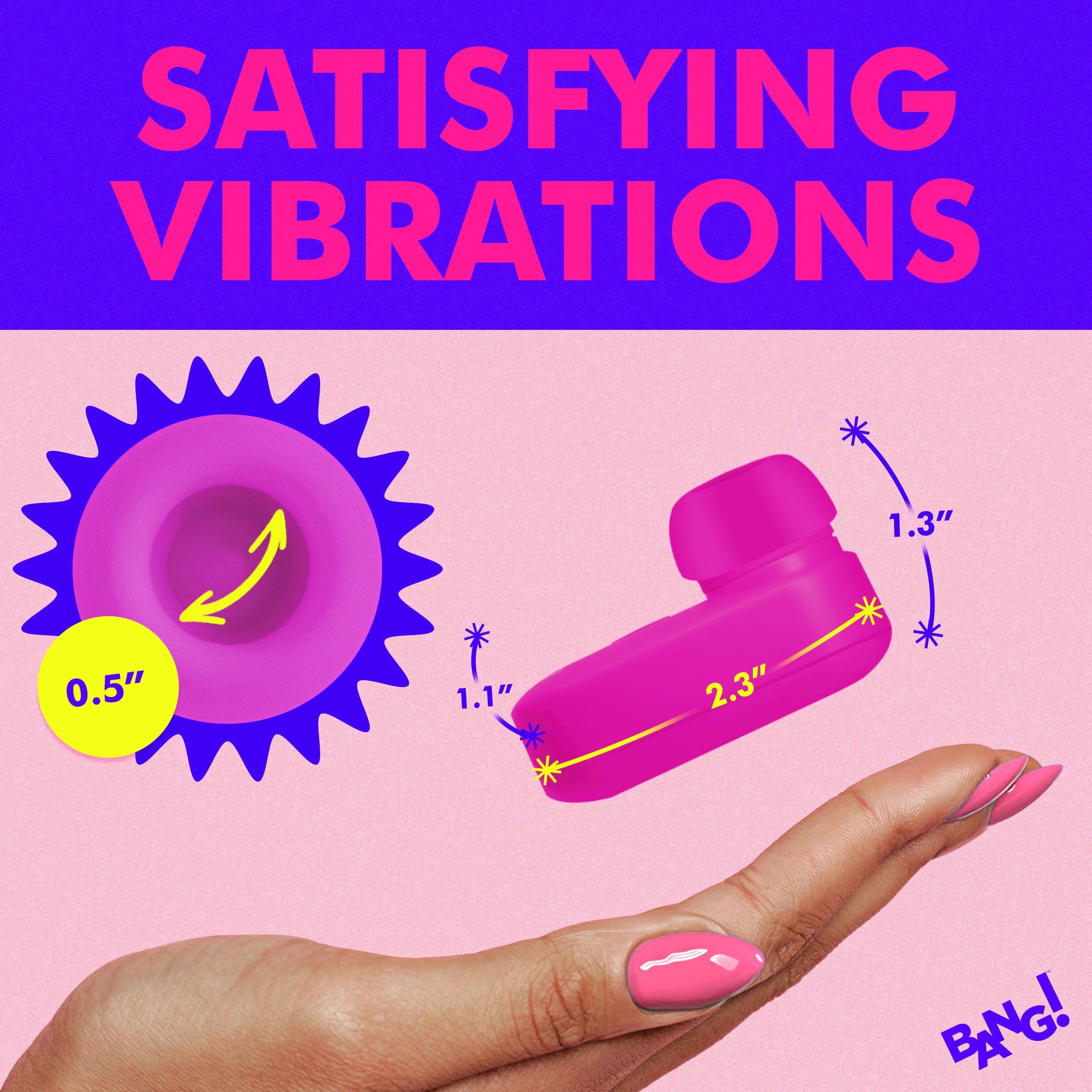 Mini Clitoral Suction Vibrators - Purple