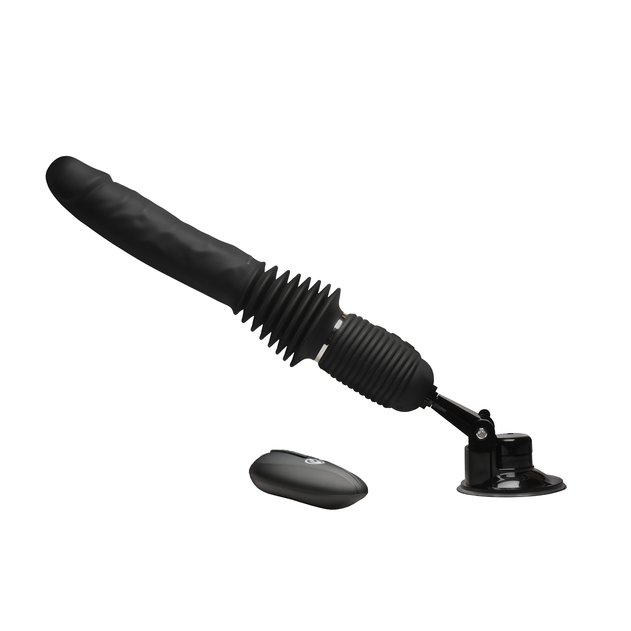 Ultimate Power Pounder Vibrating & Thrusting Silicone Dildo w/ Remote