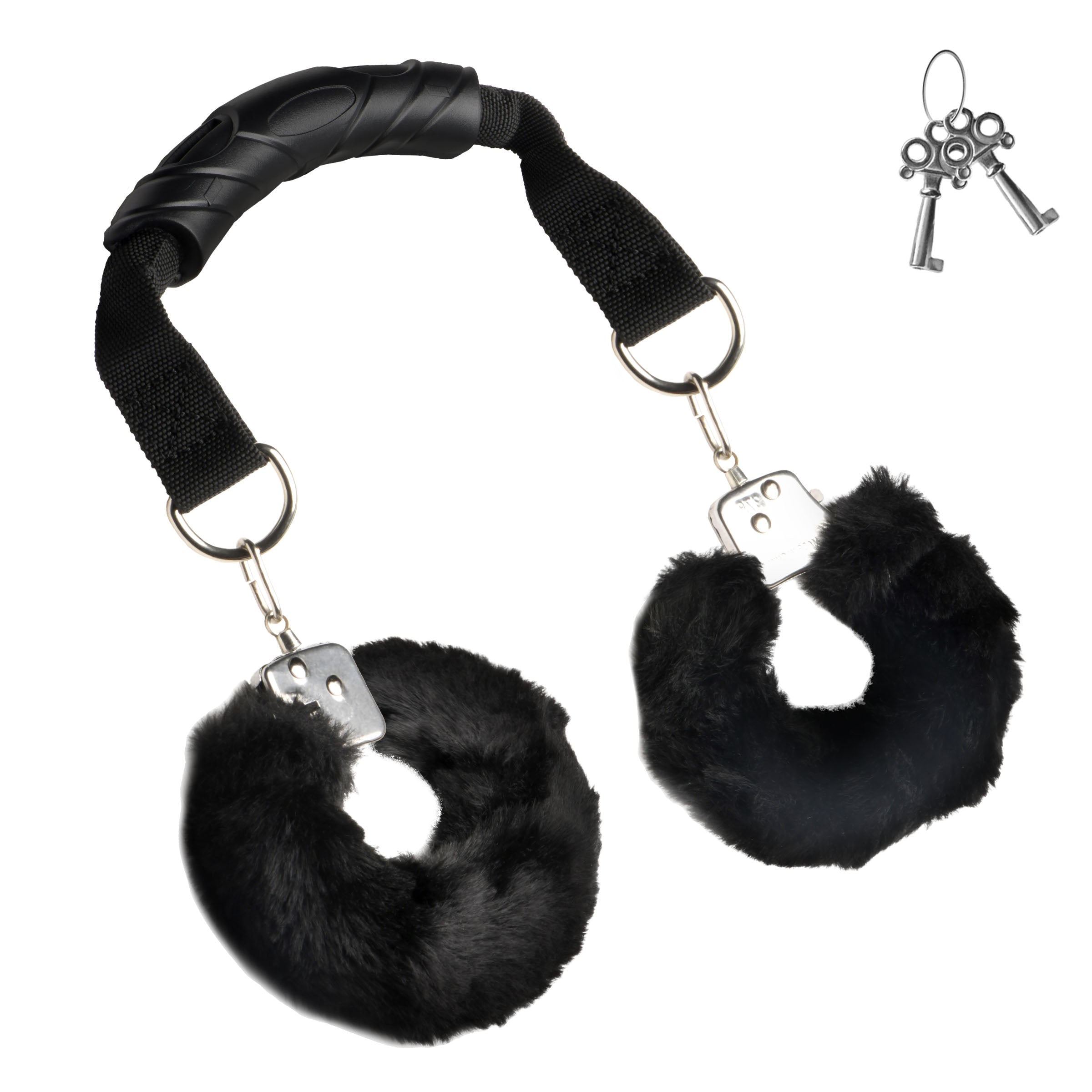 The Handler Furry Handcuffs with Handle