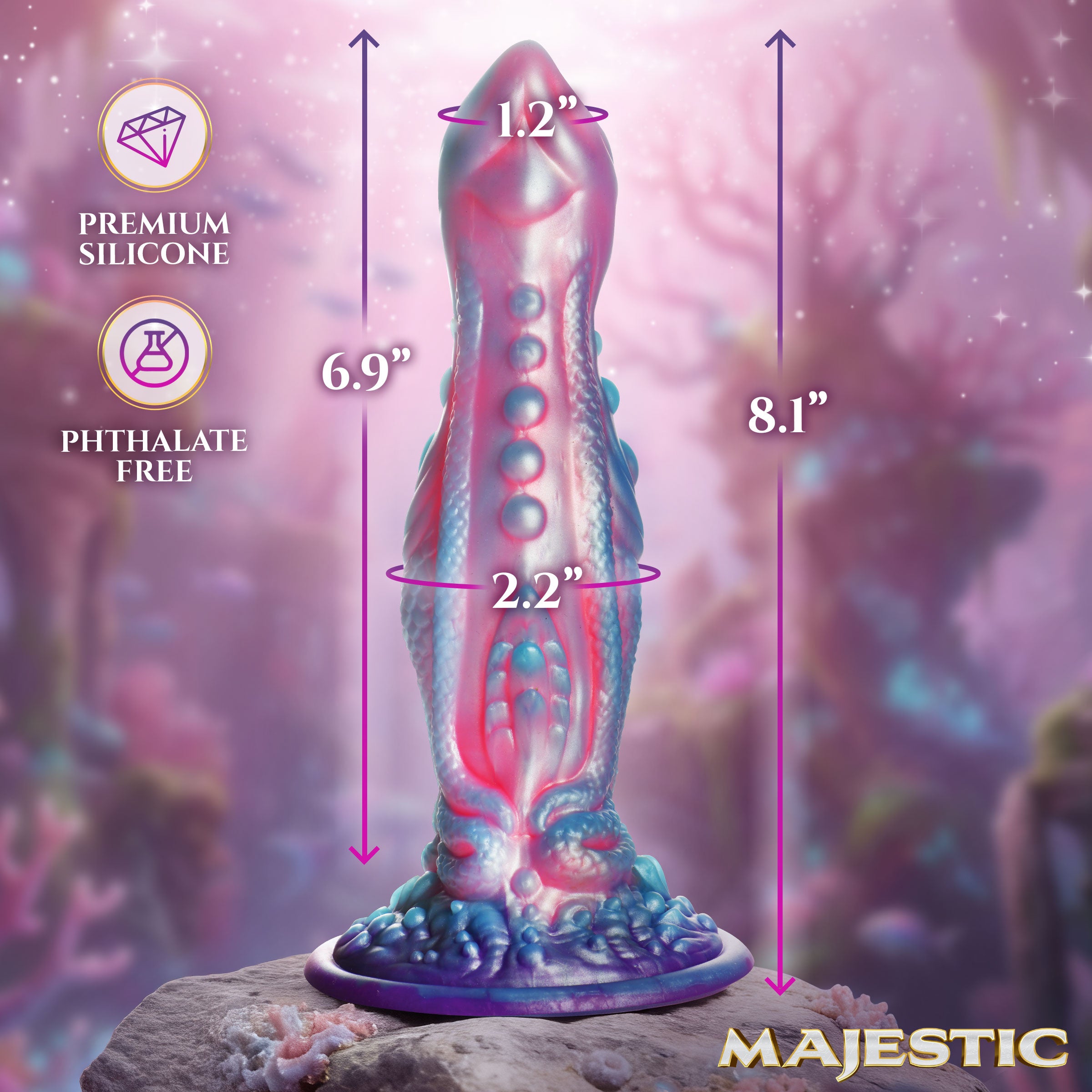 Delphine Mermaid Silicone Dildo