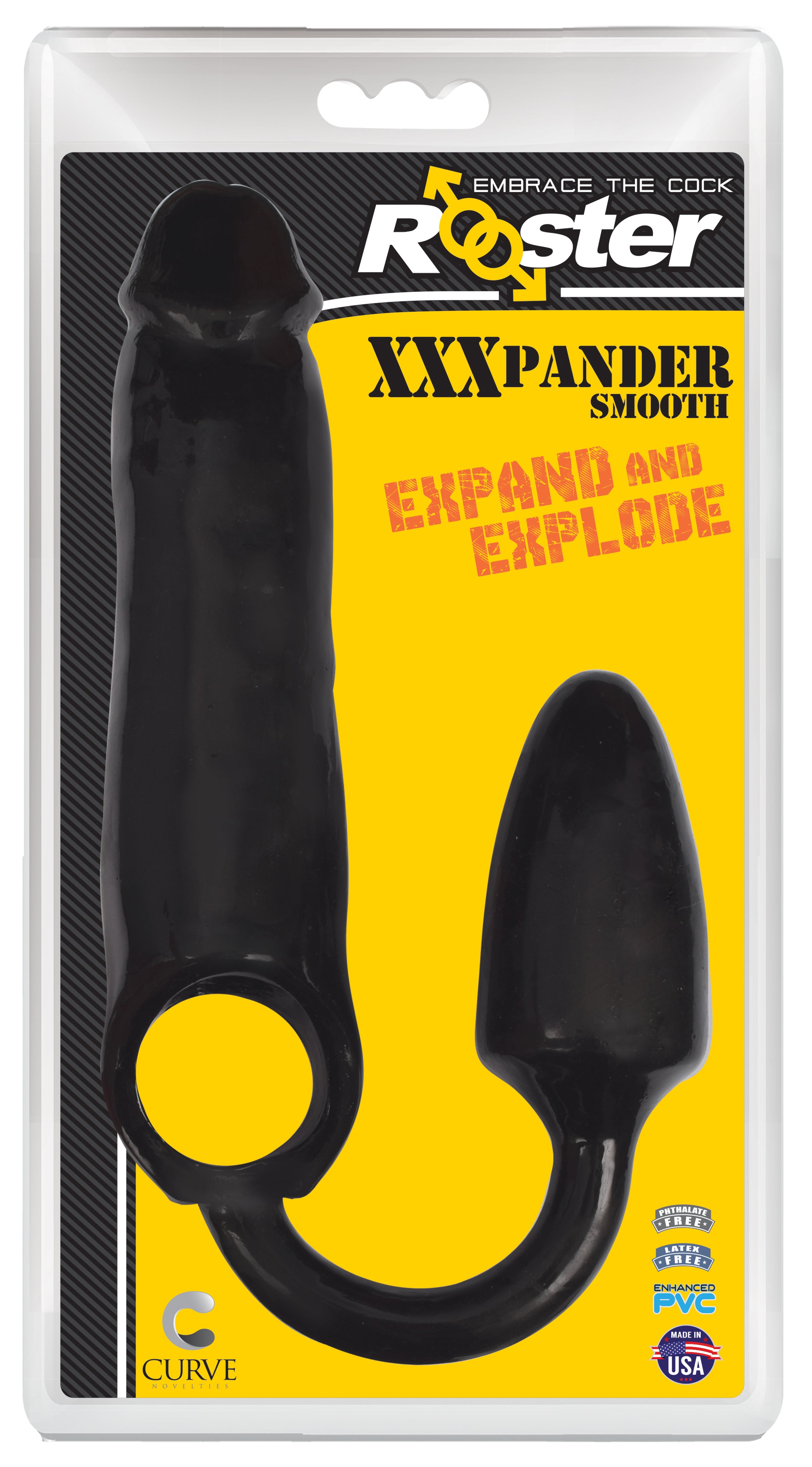 XXXPander Sheath with Smooth Plug - Black