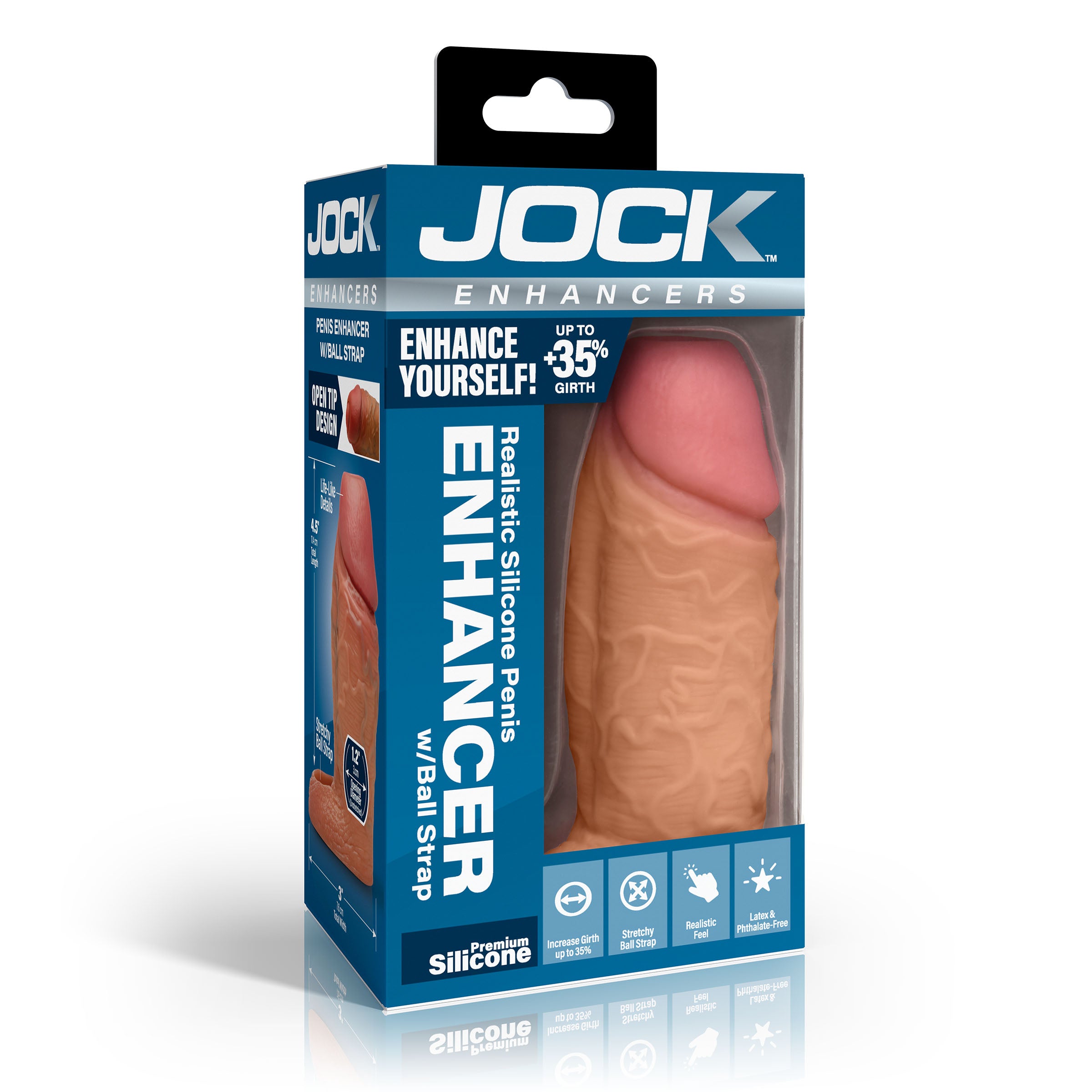 Enhancers Silicone Penis Extension Sleeve - Medium