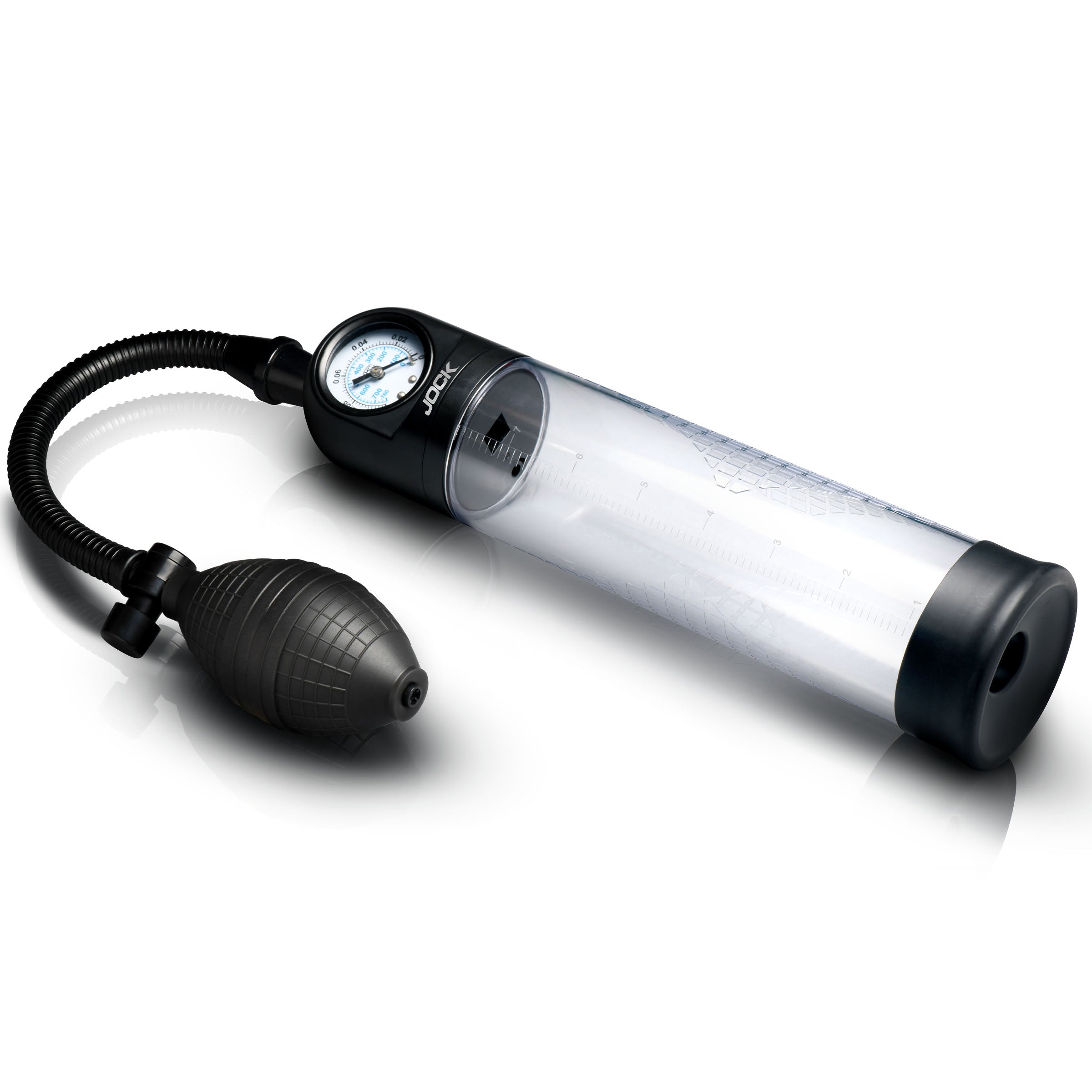 Pump Up Gauge Penis Pump with Bulb