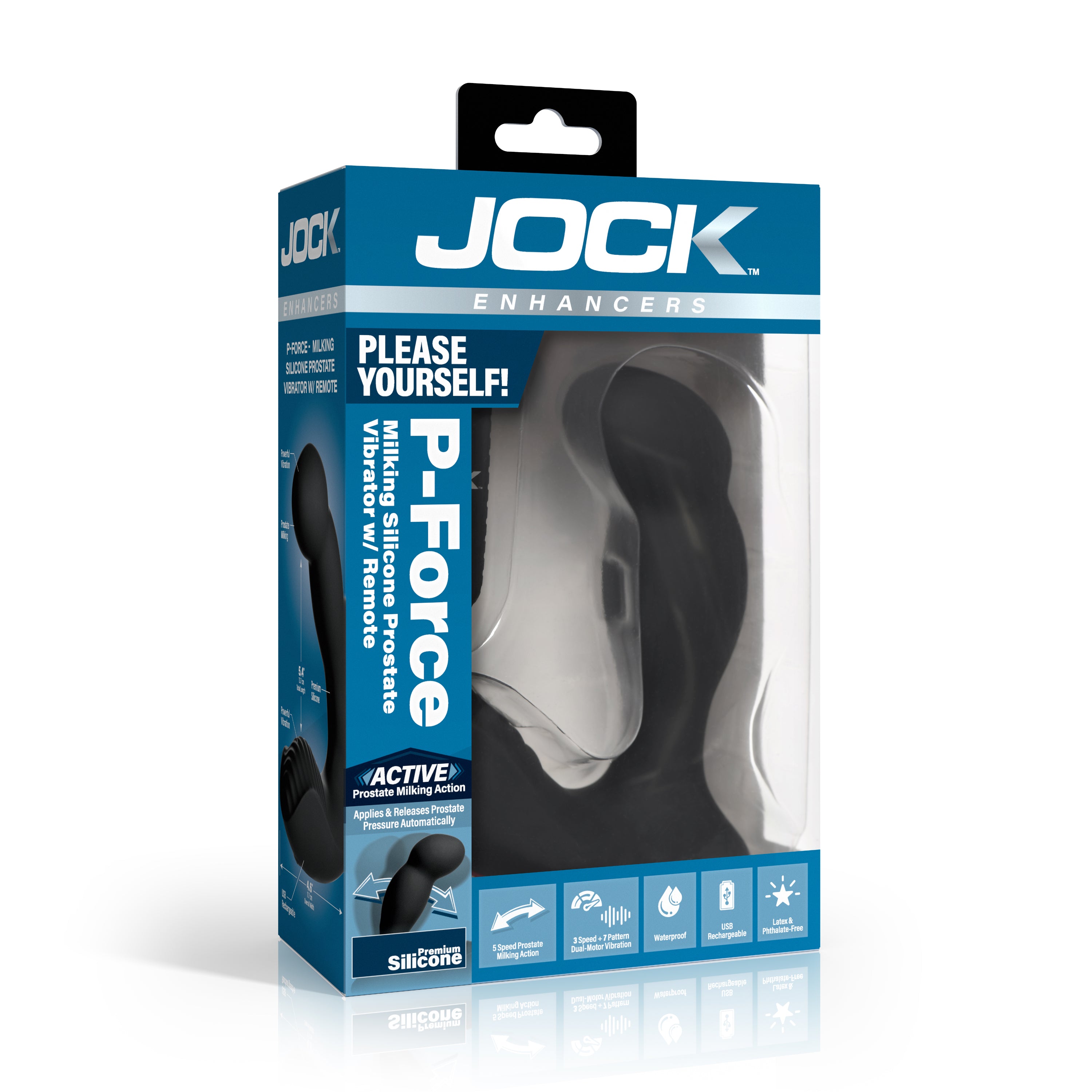 P-Force Milking Silicone Prostate Vibrator w/ Remote