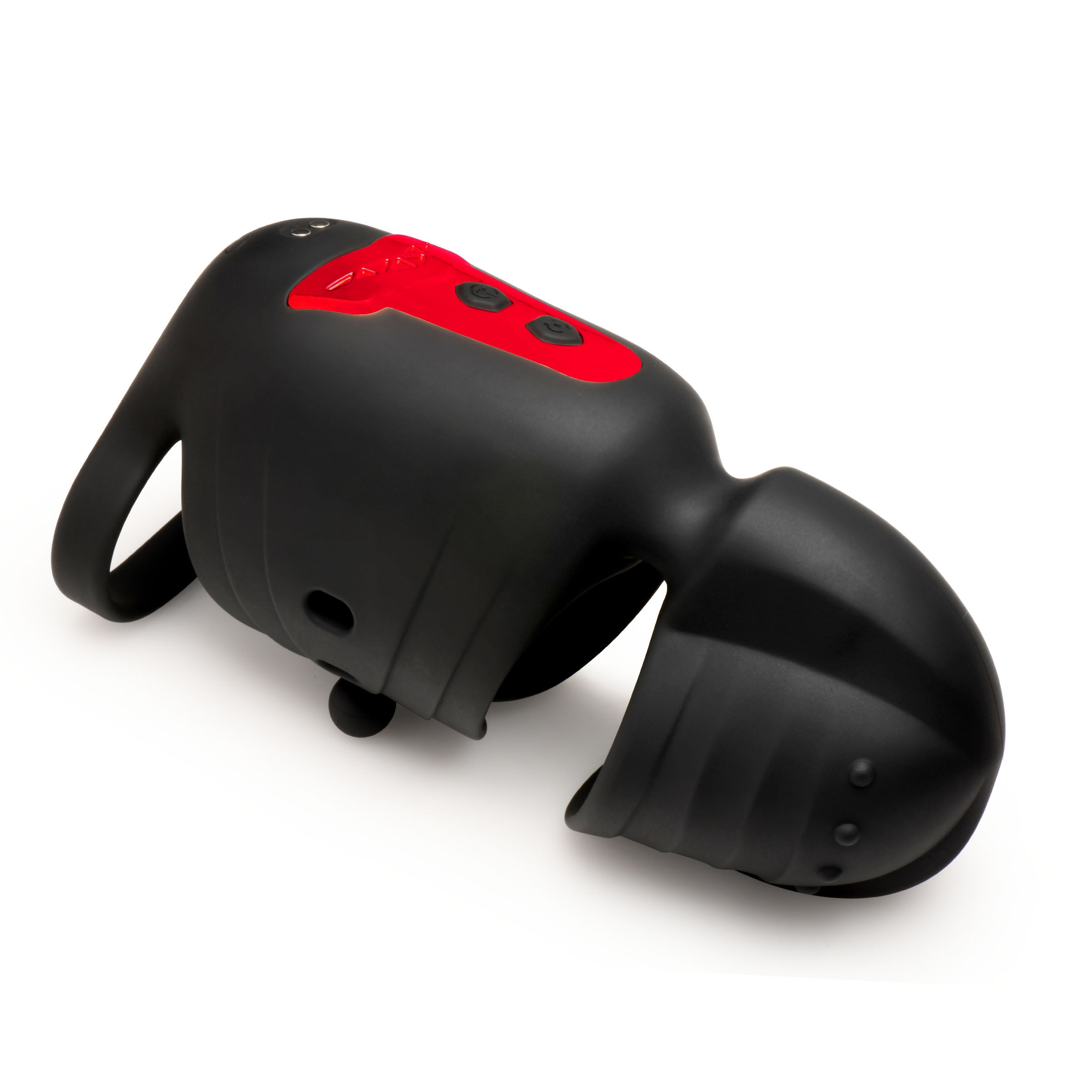 Helmet Humper Gyrating & Vibrating Silicone Masturbator