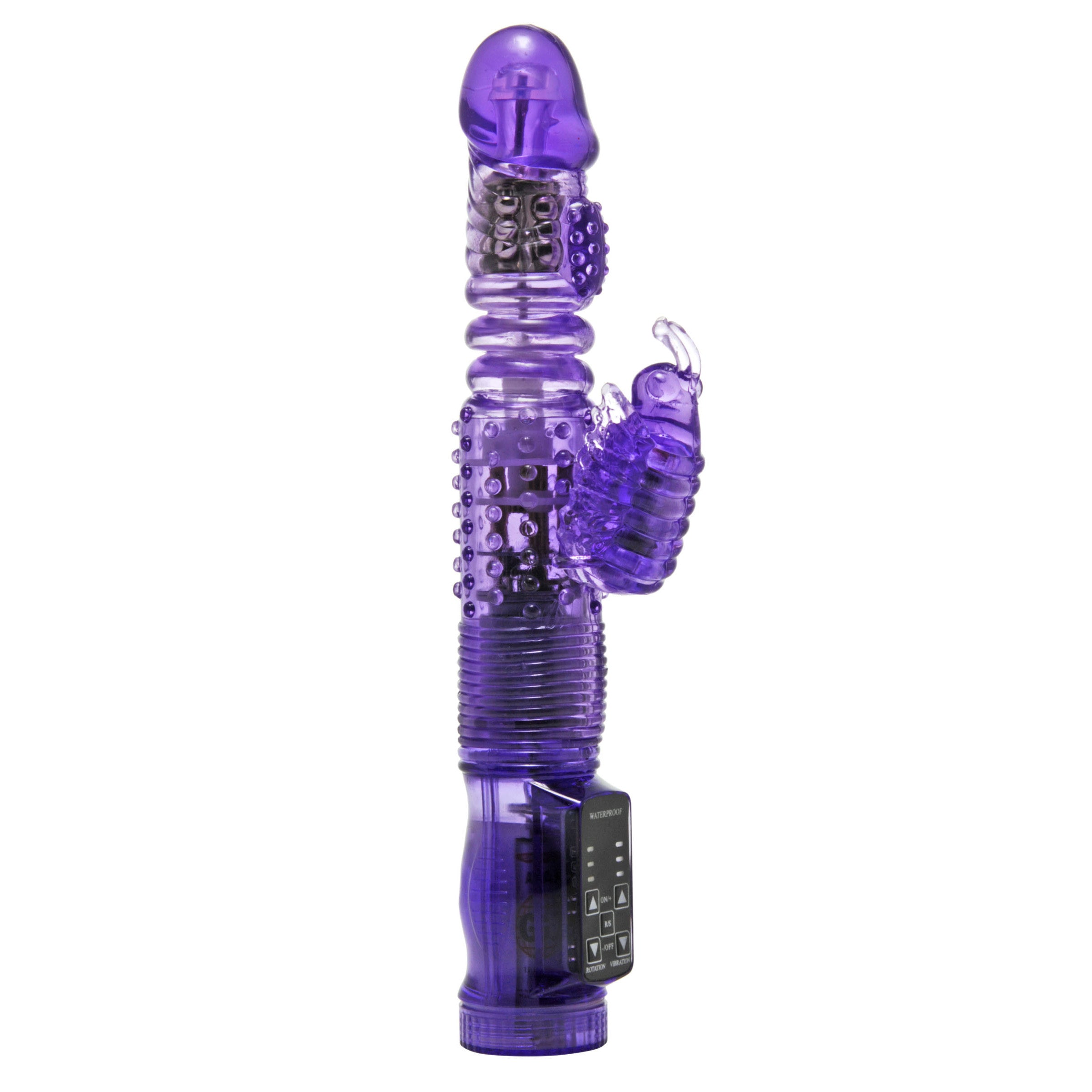 Thrusting Rabbit Vibrator - Purple