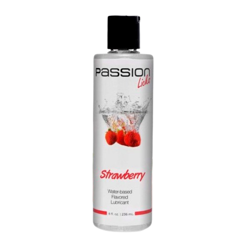 Cherry flavor lube bottle standing numen wellness