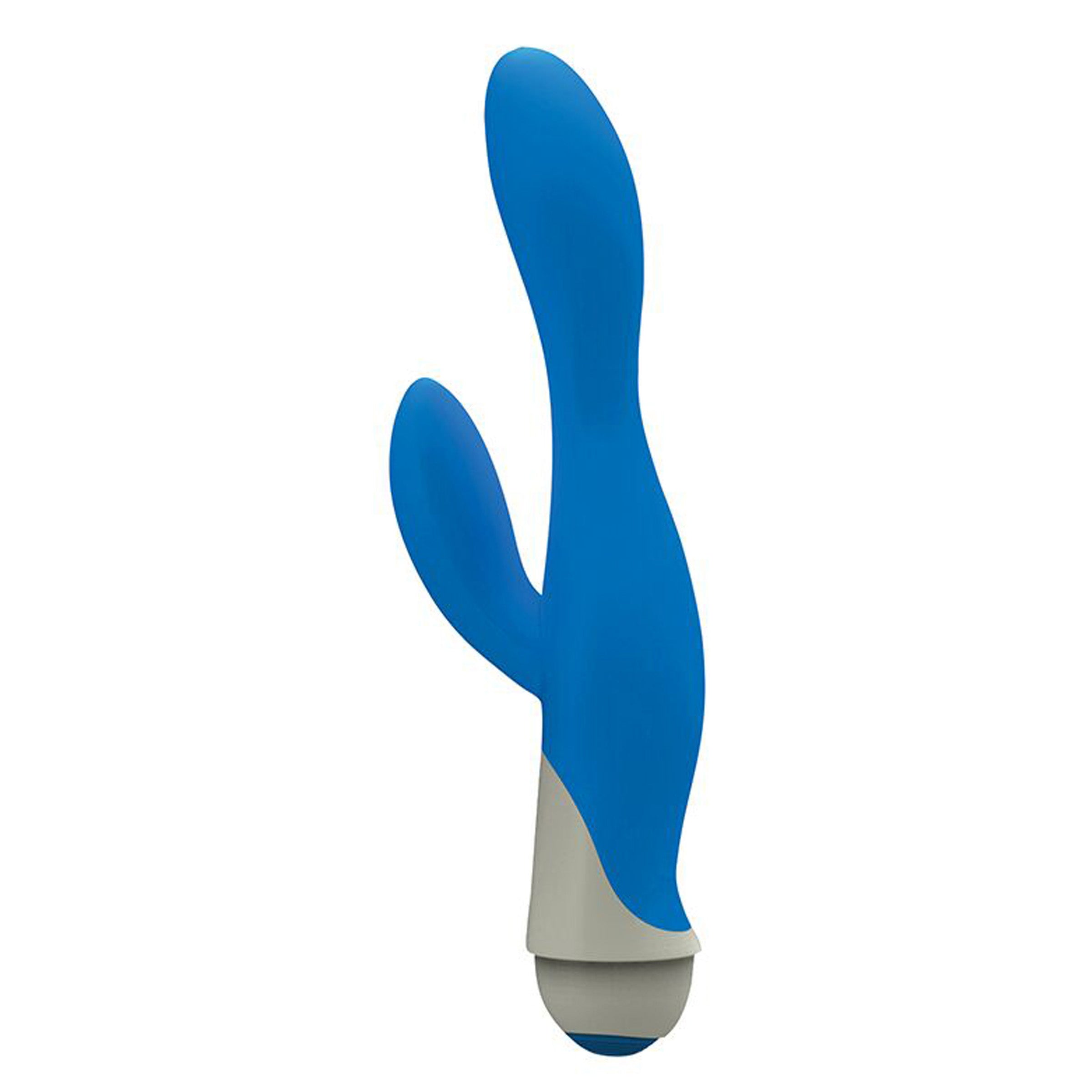 7 Speed Silicone Rabbit Vibrator - Blue