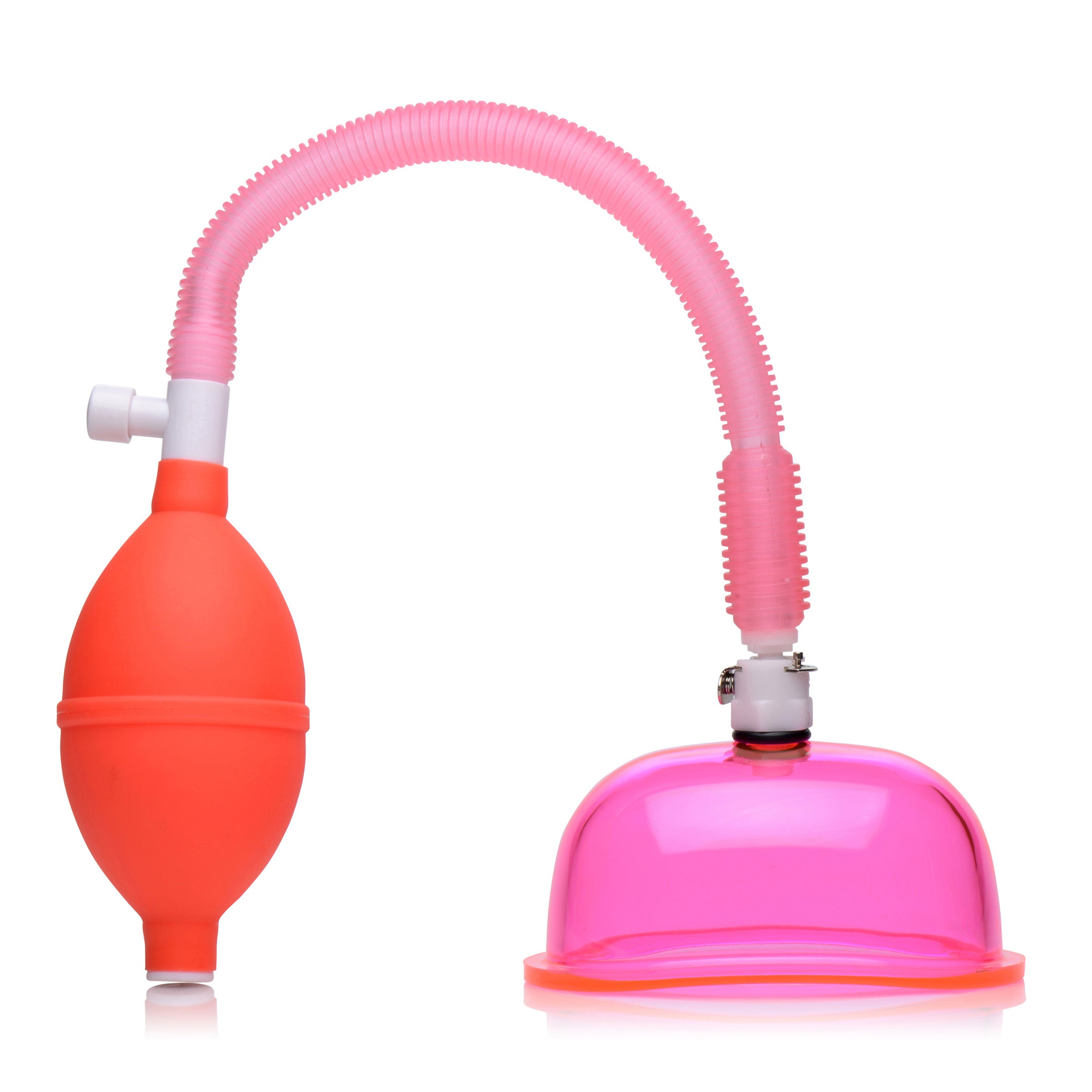 Pussy Pumps with 5 Inch Large Cup - Pink