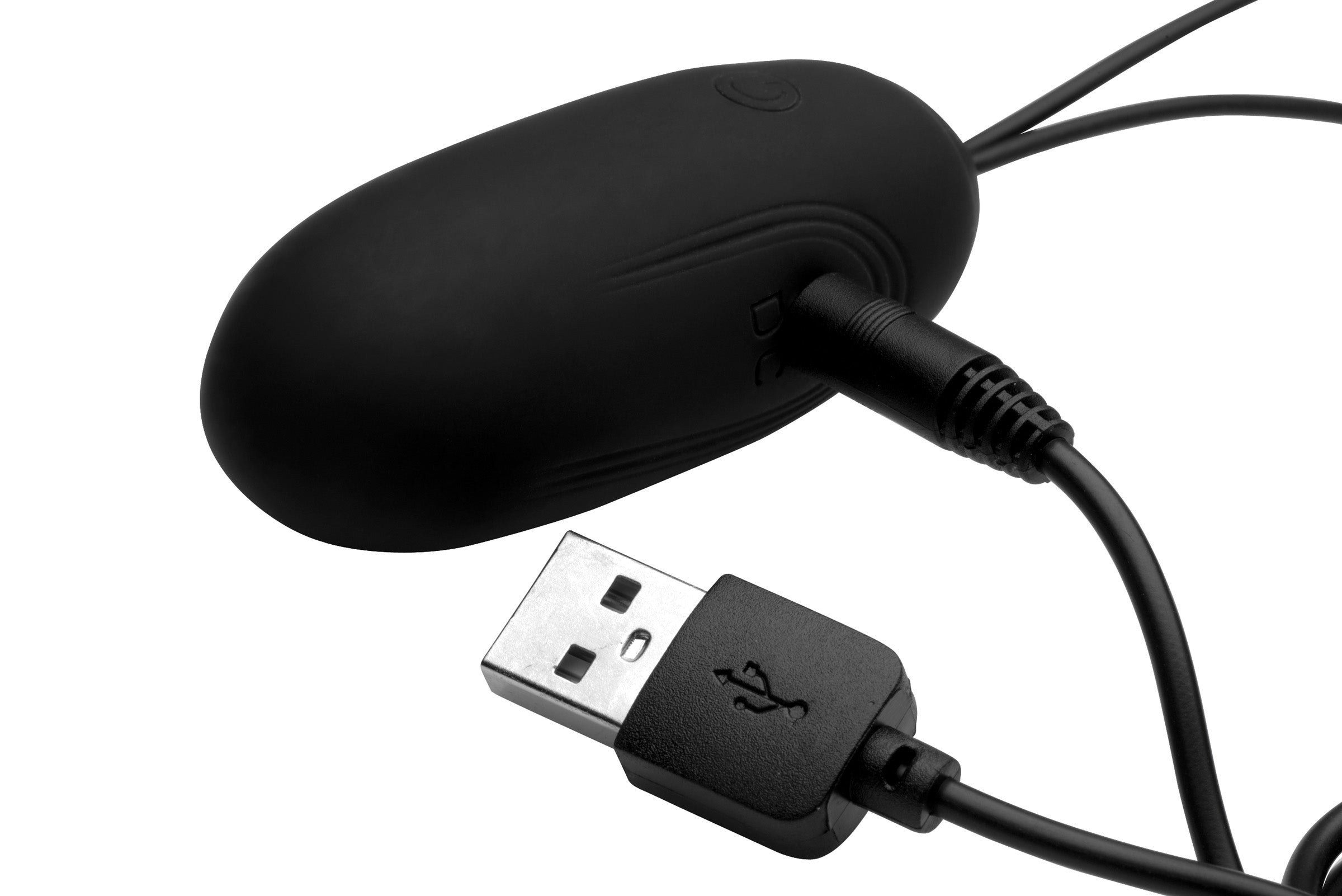 Silicone Vibrating Bullet Remote Control Vibrators - Black