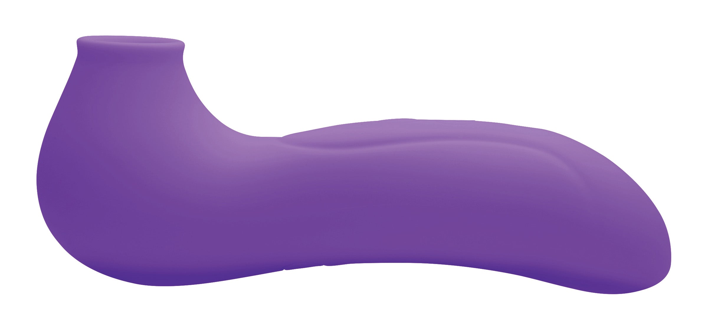 Petite Silicone Focused Clitoral Suction Vibrators - Purple