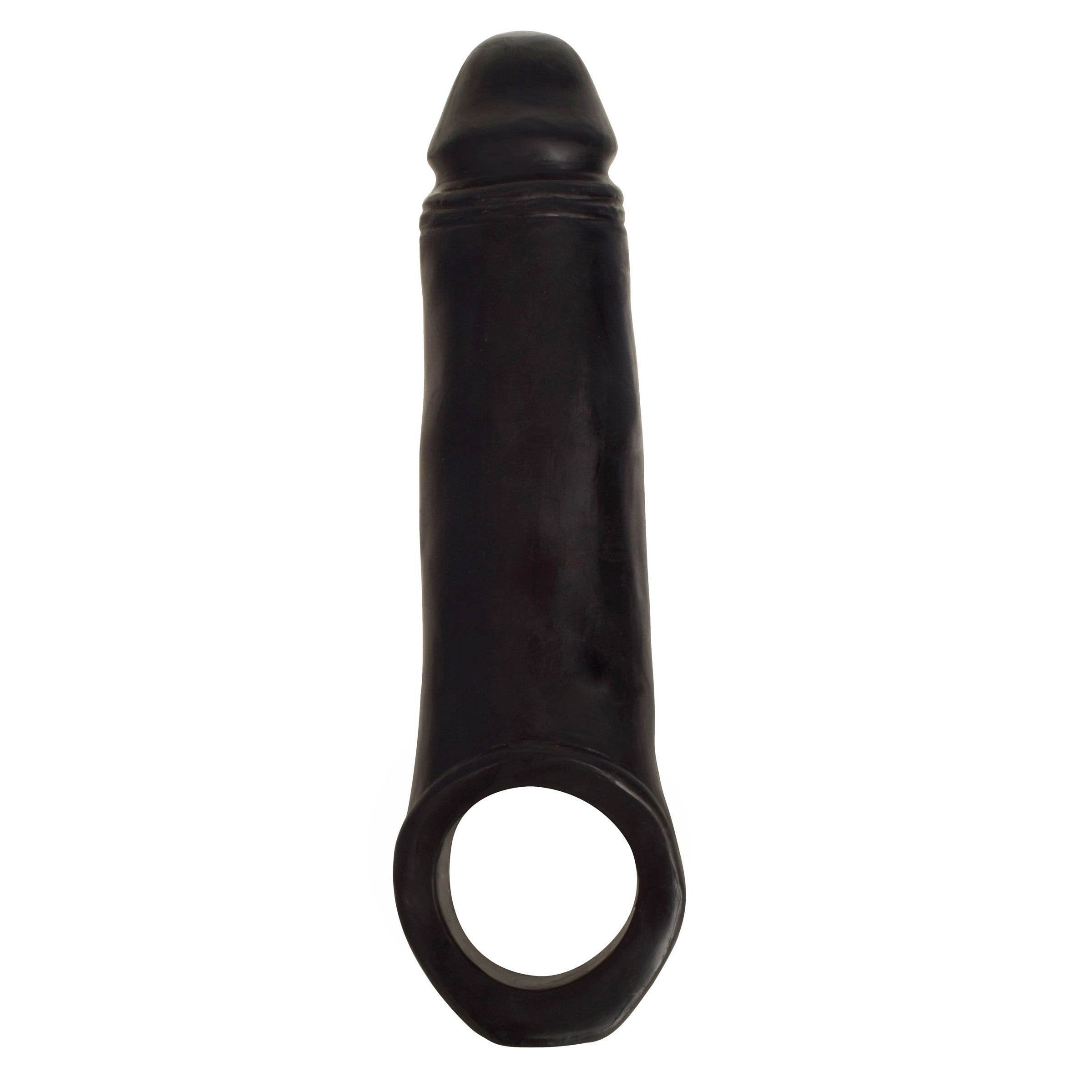 2 Inch Penis Enhancer with Ball Strap - Black