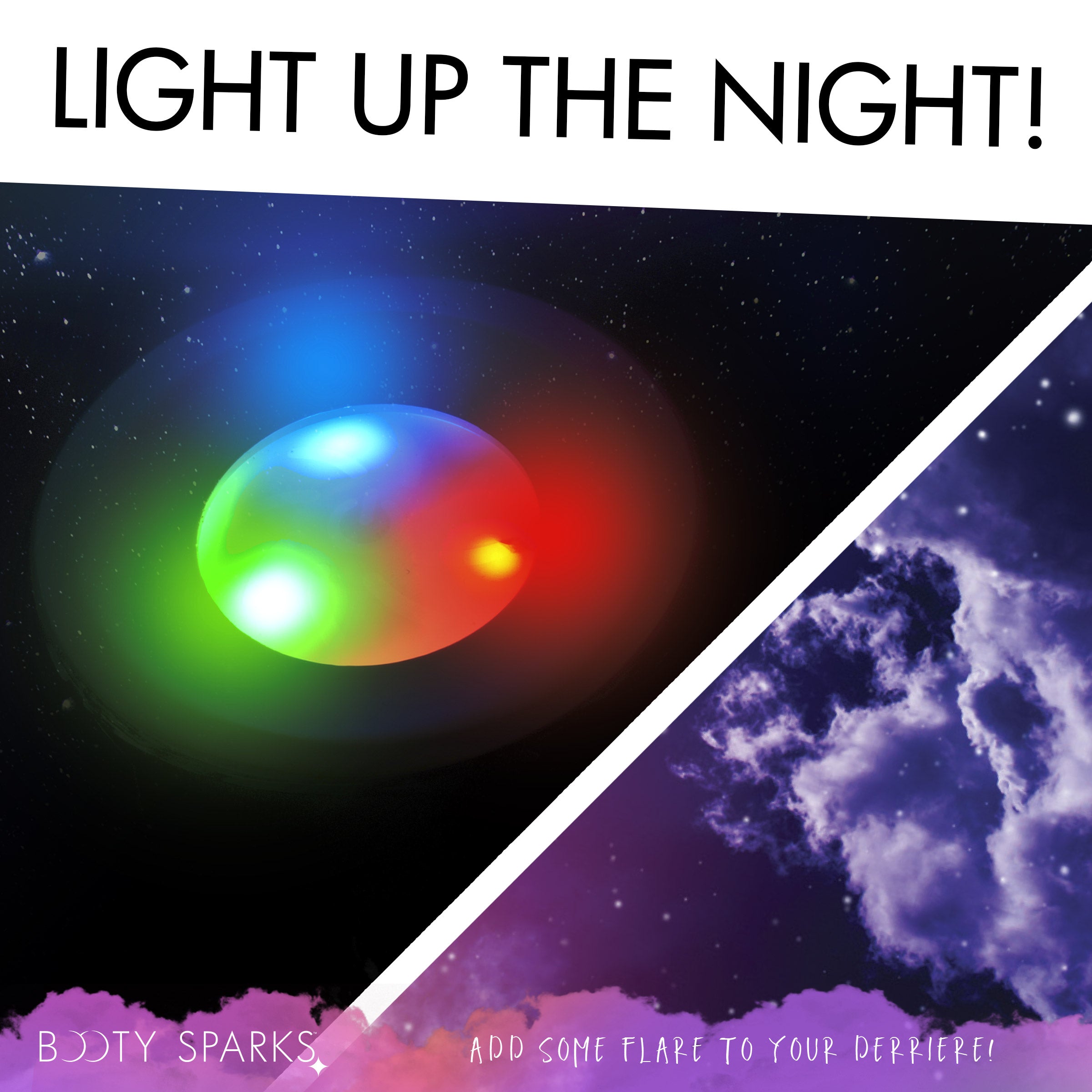 Light Up Anal Plug - Large