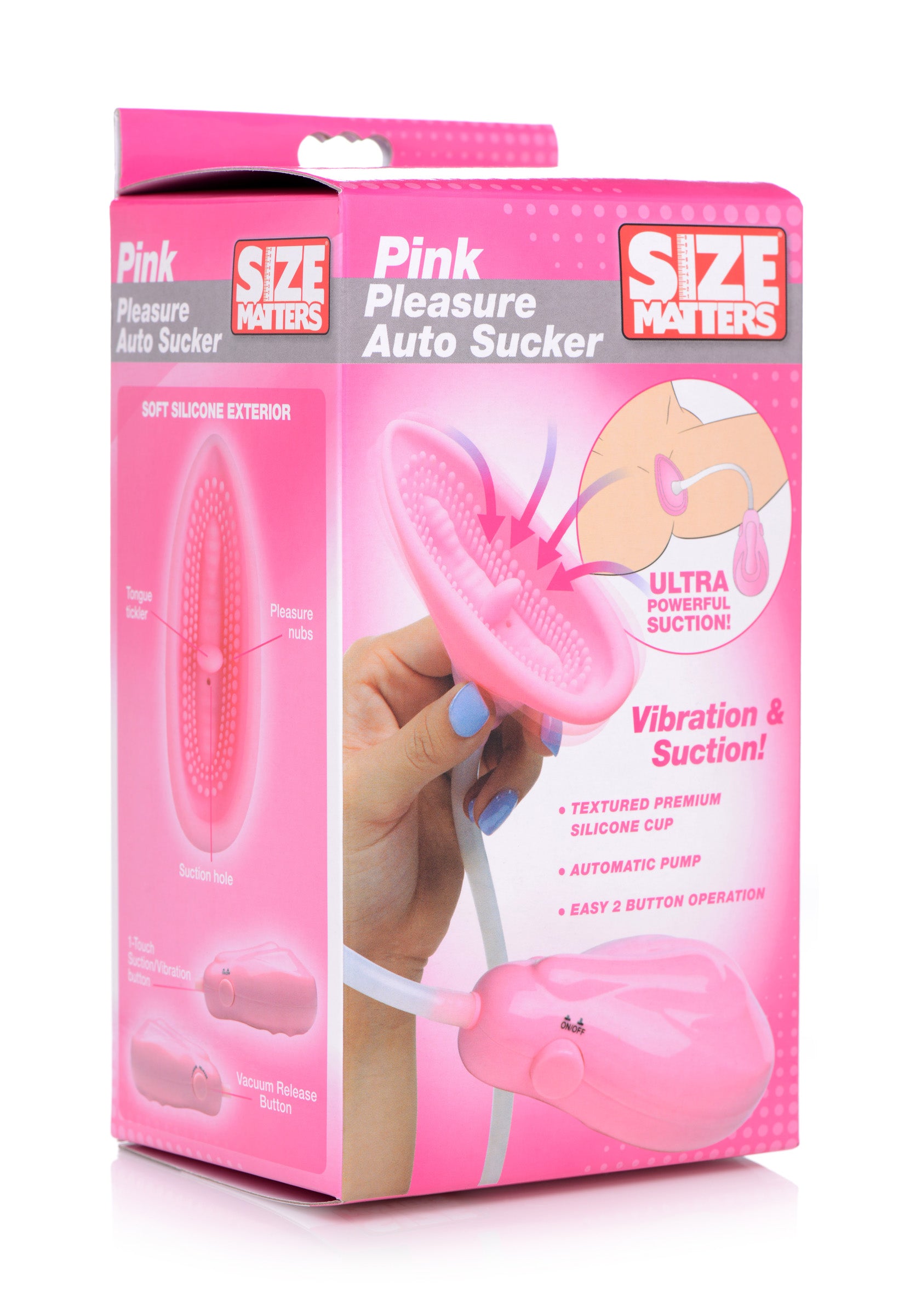 Pink Pleasure Auto Pussy Pumps - Pink