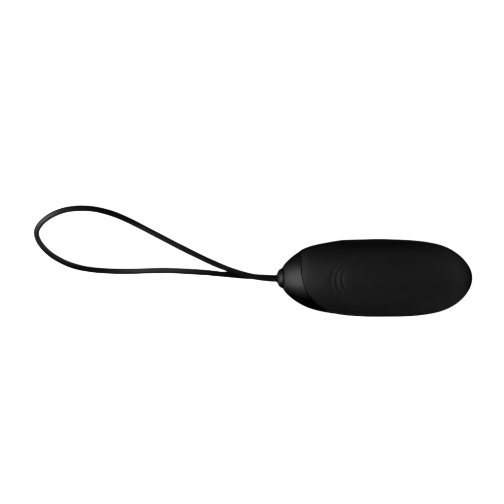 Silicone Vibrating Bullet Remote Control Vibrators - Black