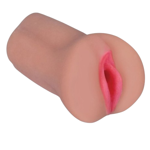 front view pocket pussy pink flesh skin color pink lips sex toy numen wellness