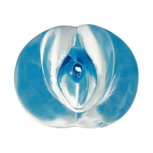 Blue Pocket Pussy front inside view sex toy numen wellness