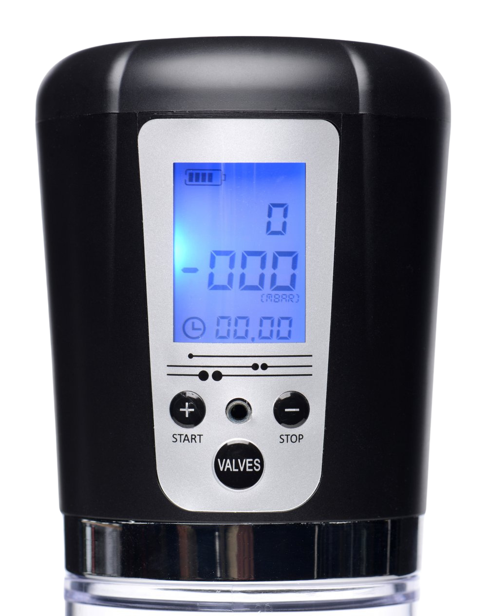 Power Suction Penis Pump Showing Display