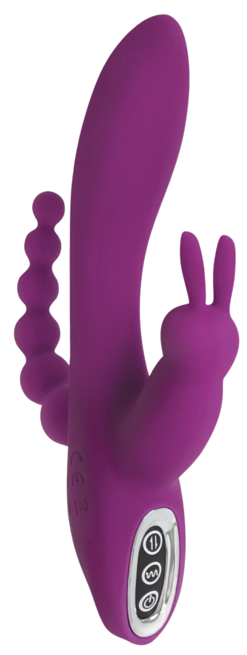 10x Silicone G-spot Rabbit Vibrator Close Up view