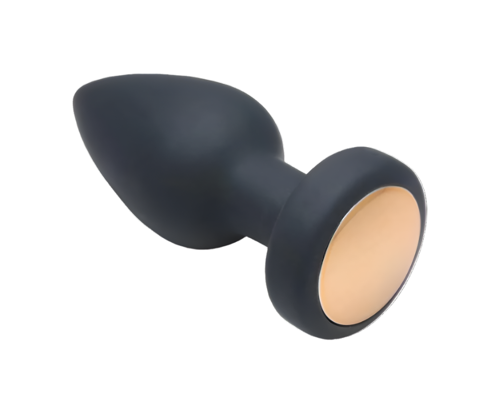 7X Light Up Rechargeable Anal Plug - Back View