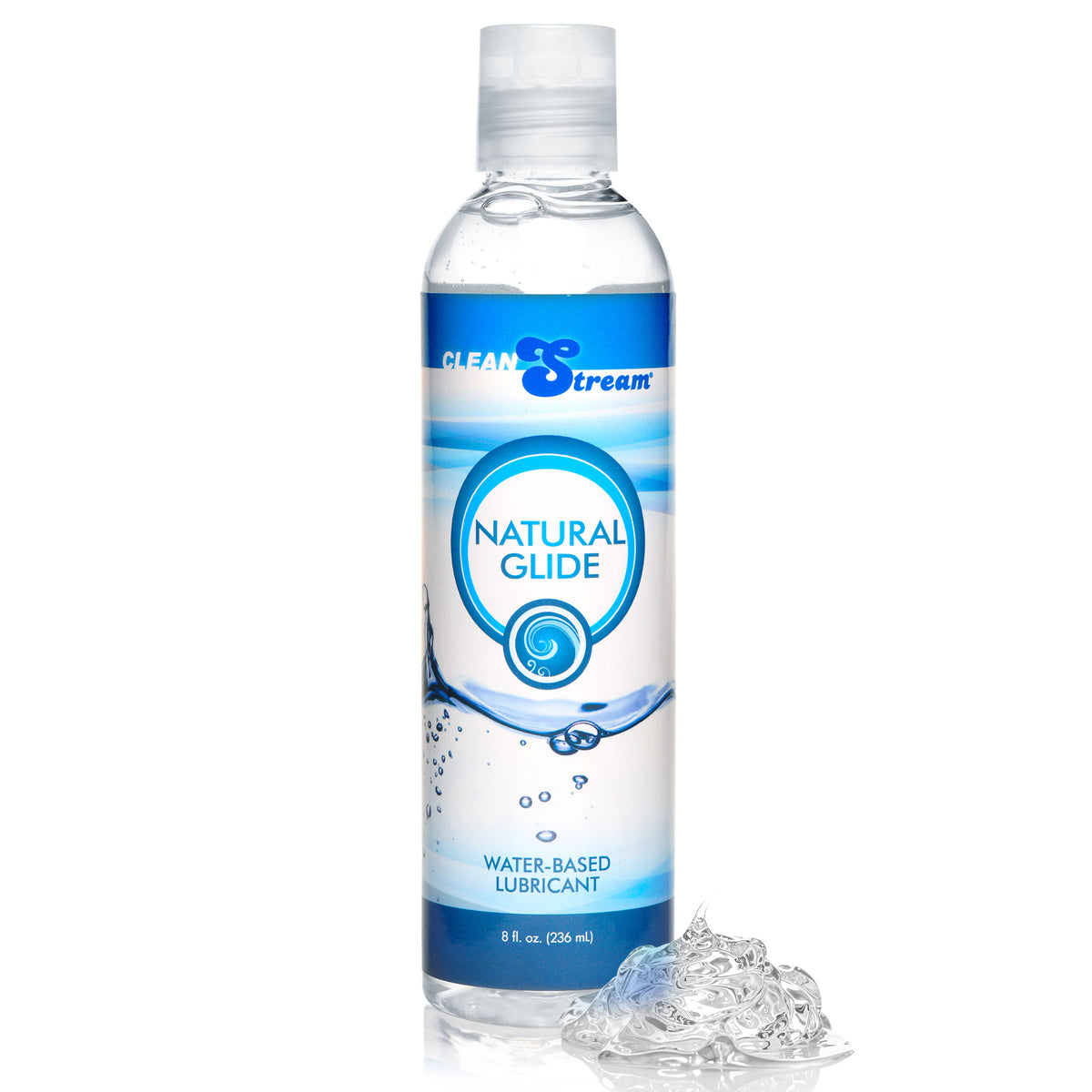 CleanStream Water-Based Anal Lube 8 oz – lubricant