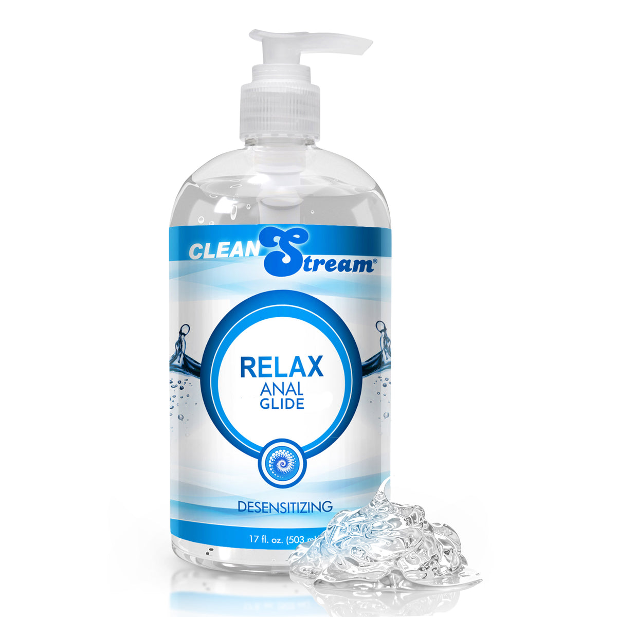 Clean Stream Relax Desensitizing Anal Lube 17 oz – lubricant