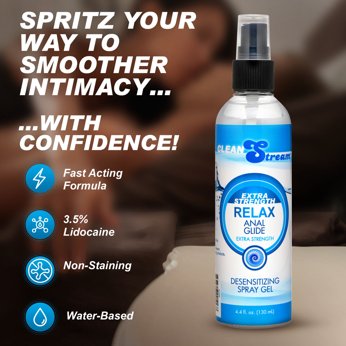 Relax Extra Strength Anal Lube - 4.4 oz – lubricant (view 2)