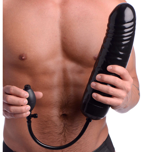 XXL Inflatable Dildo – butt plug, rubber
