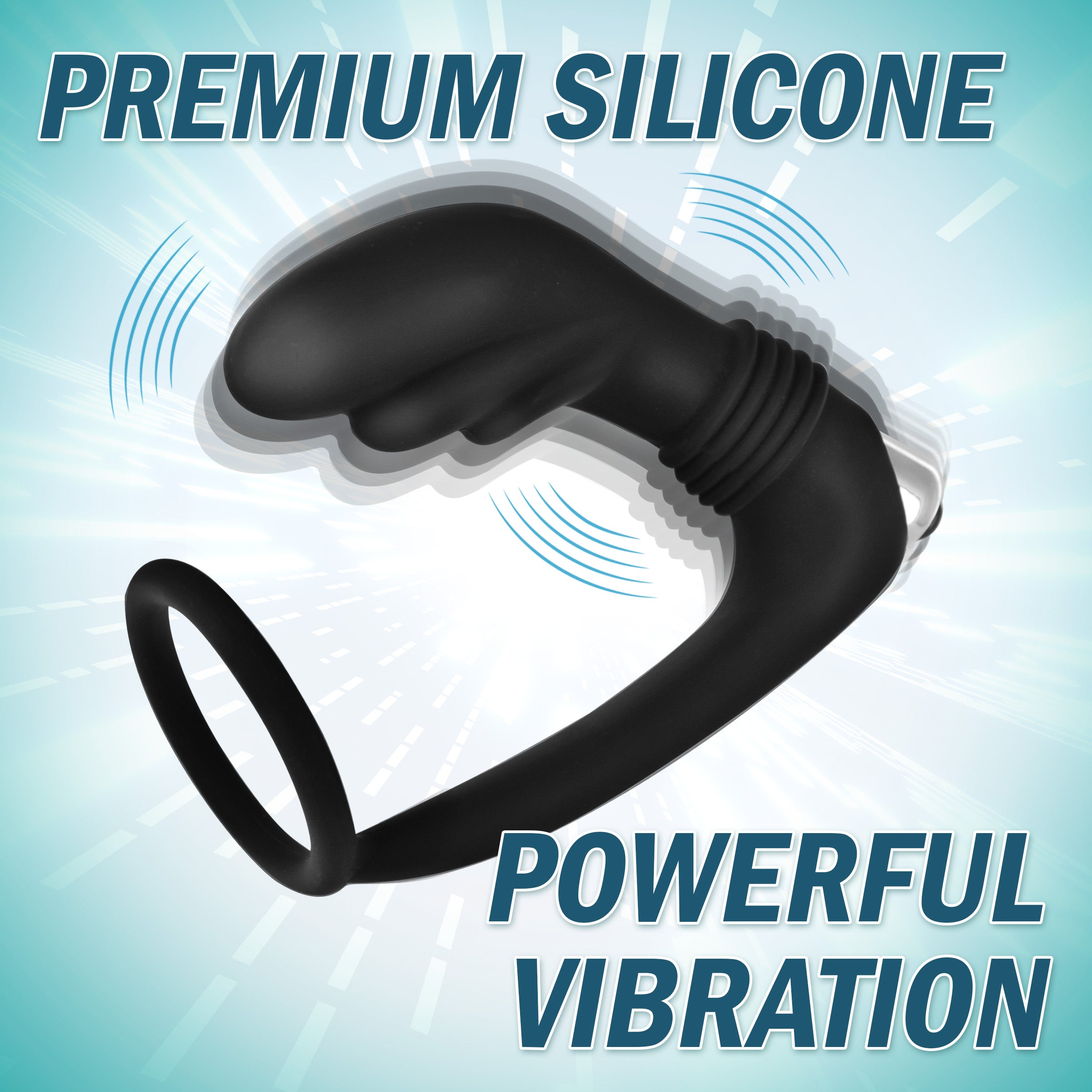 Nova Silicone Cock Ring and Prostate Vibe