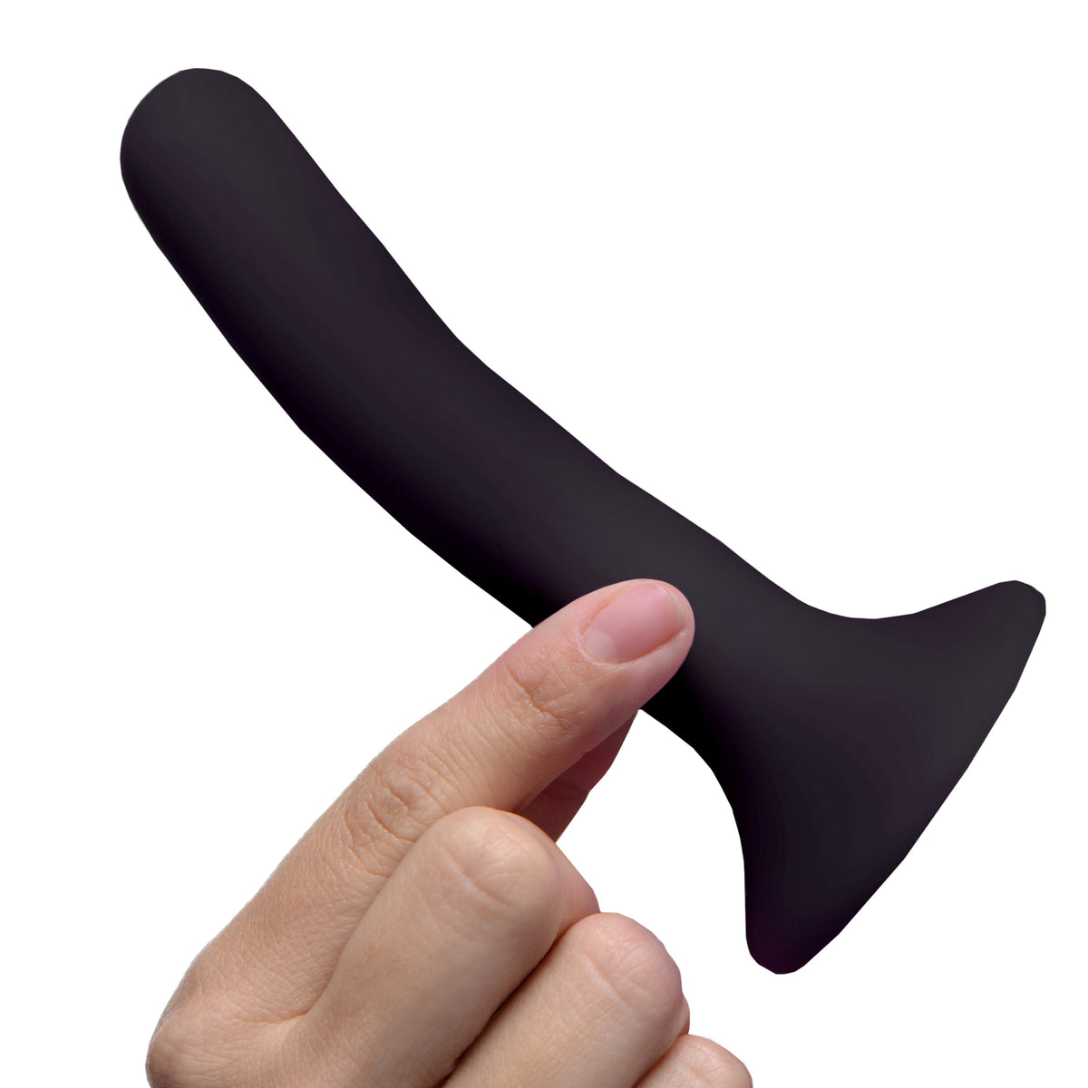 Black Silicone Strap-On Dildo - Small – strap-on and harness, Silicone