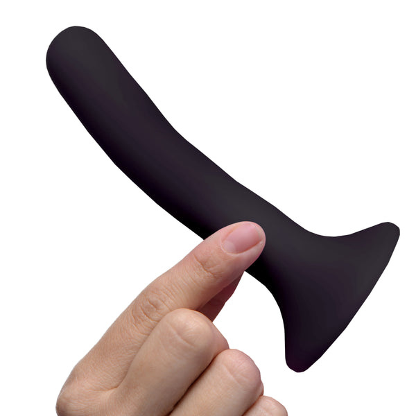 Black Silicone Strap-On Dildo - Small – strap-on and harness, Silicone