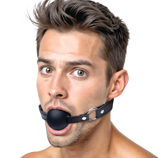 XL 2 Inch Silicone Ball Gag, Silicone