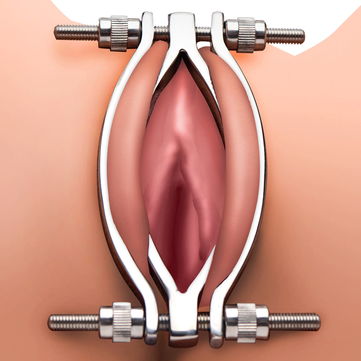 Stainless Steel Adjustable Pussy Clamp – masturbator, Metal