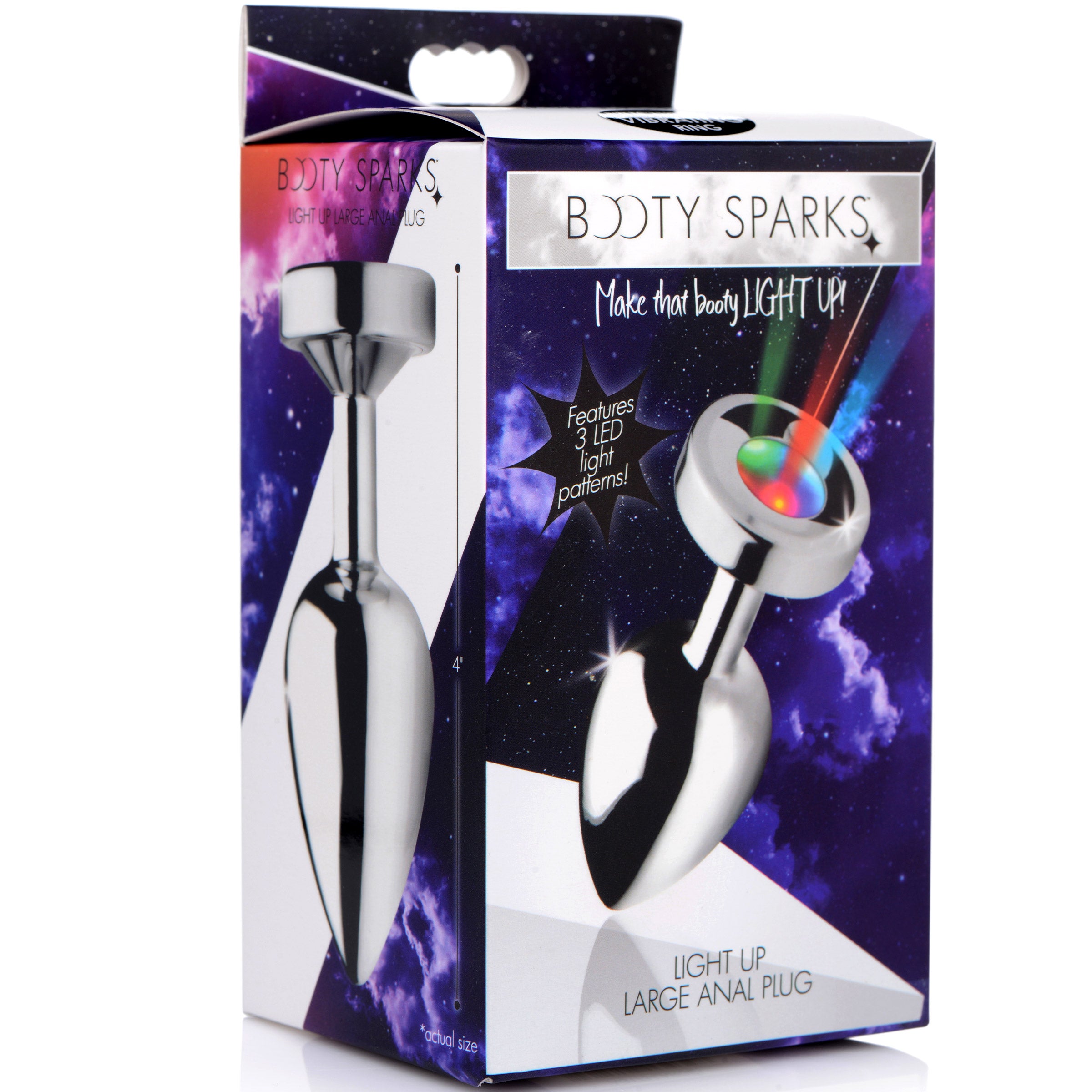 Light Up Anal Plug - Large