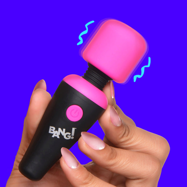 10X Ultra Powerful Silicone Mini Wand - Pink – wand massager, Silicone