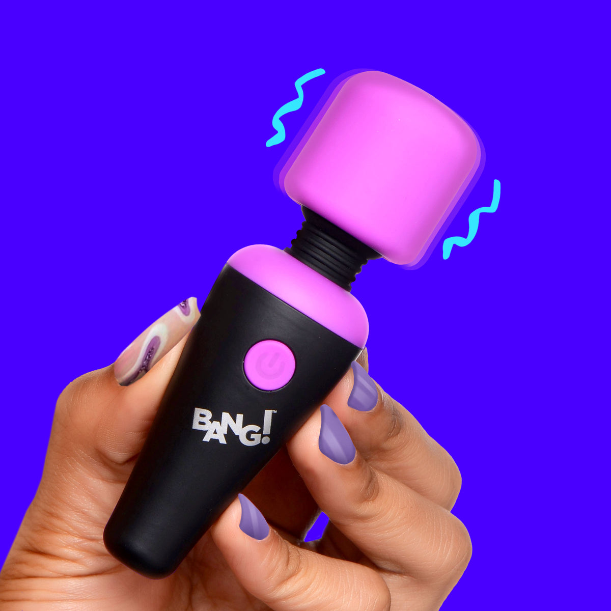 10X Ultra Powerful Silicone Mini Wand - Purple – wand massager, Silicone