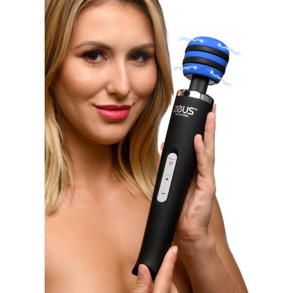 Blue-Arc E-Stim Vibrating Wand – wand massager, Silicone