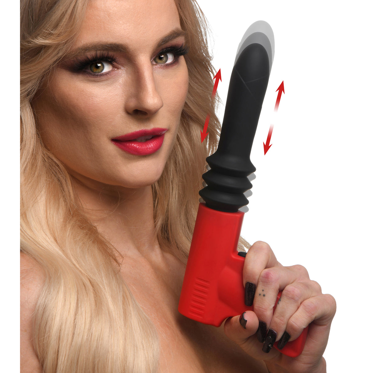 Pistola Pounder Thrusting Vibrator, Silicone
