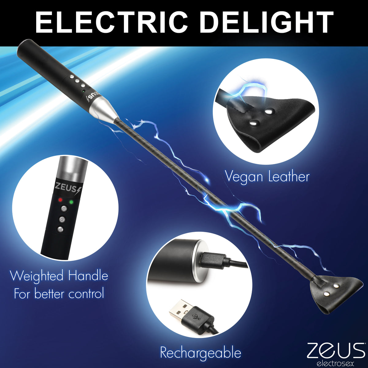 E-stim Crop – electro play, ABS plastic (view 5)