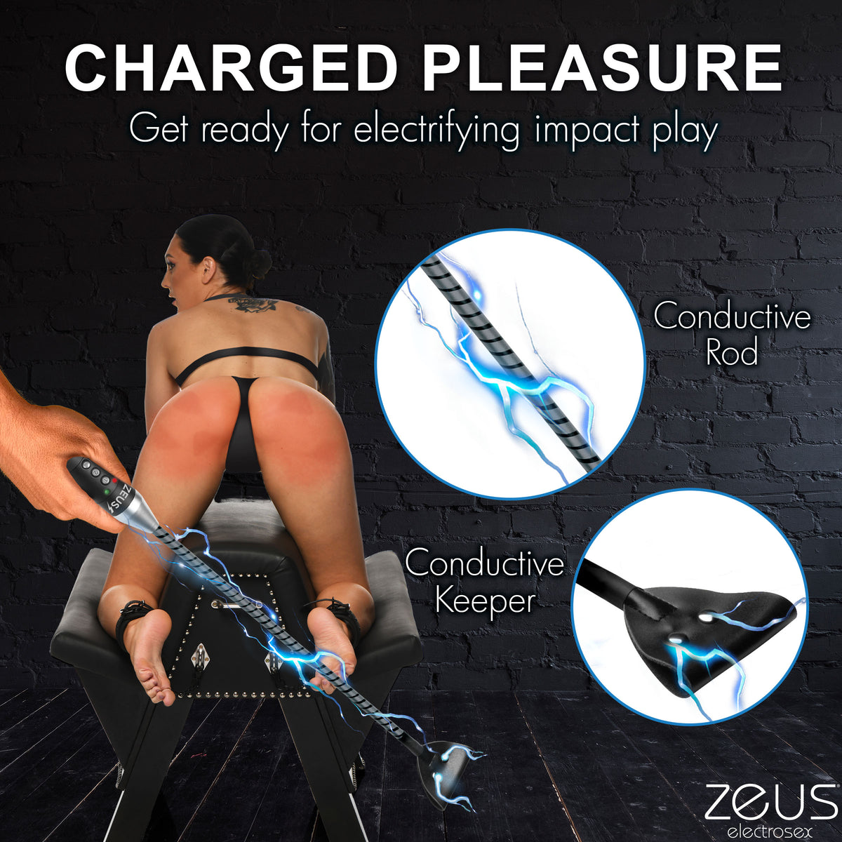 E-stim Crop – electro play, ABS plastic (view 6)