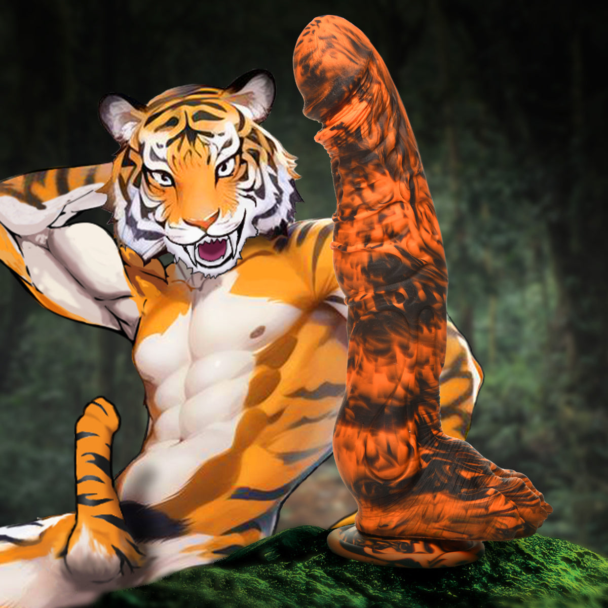 Sabretooth Silicone Dildo, Silicone