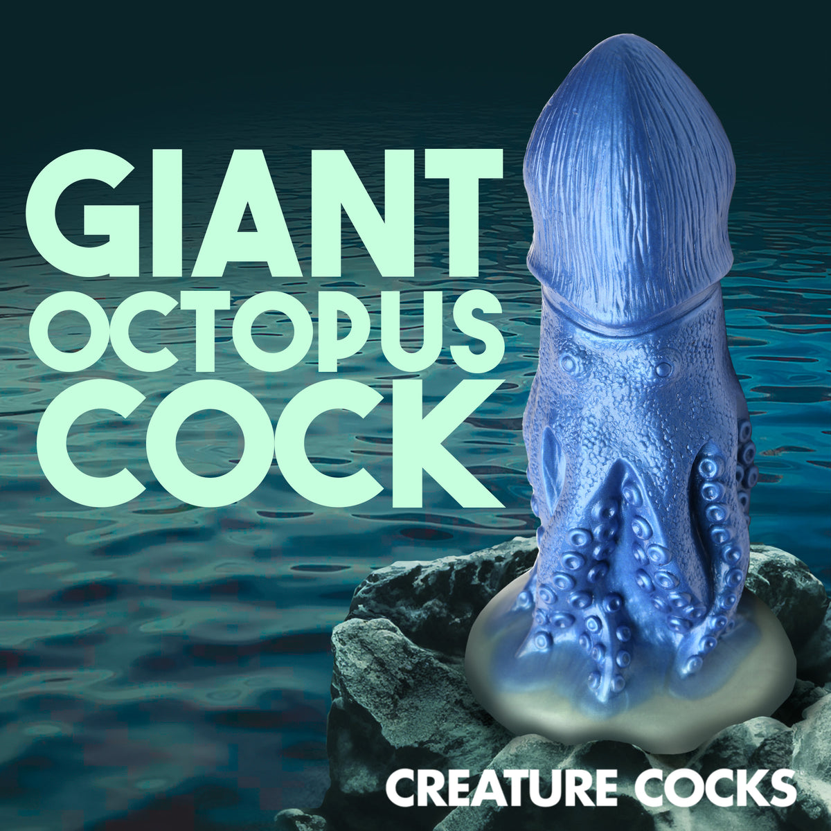 Cocktopus Octopus Silicone Dildo, Silicone (view 3)