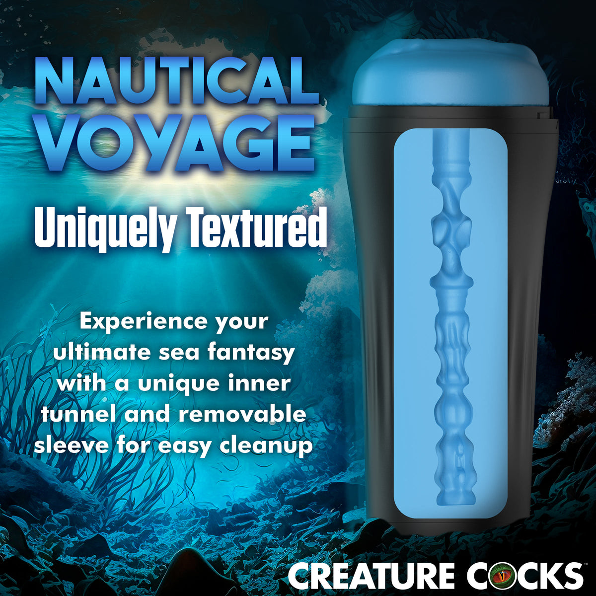 Pussidon Sea Monster Stroker – masturbator, Silicone (view 6)