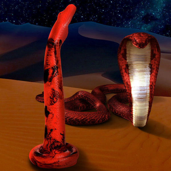 King Cobra Silicone Dildo - 18 Inch, Silicone